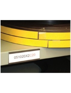 Fita magnética cortada