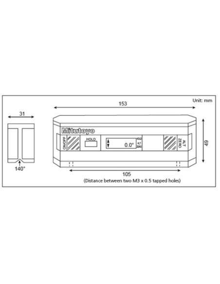 Nível digital Mitutoyo 950-317