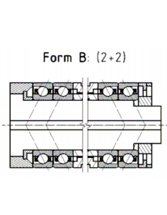 Rolamentos DTB  (Driven Tool Bearing) para Máquinas Ferramenta