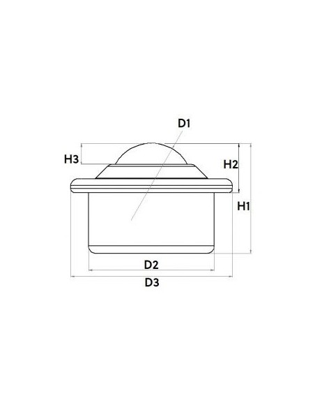 Esfera de Transferência Galv./Aço Inox 15-50