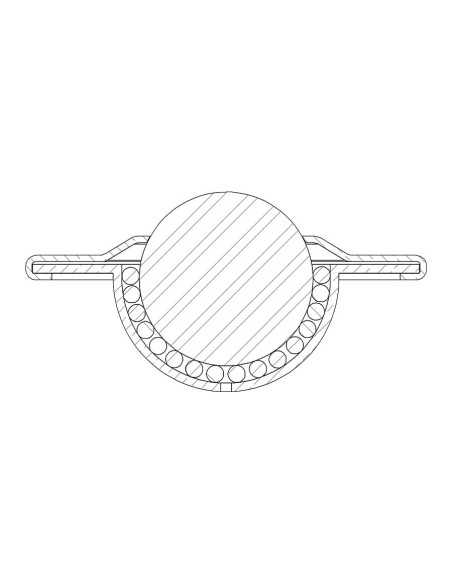 Esfera de Transferência Galv./Aço plana 15-12