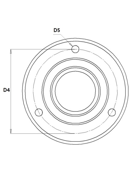 Esfera de Transferência Galv./Aço inox plana 40-225