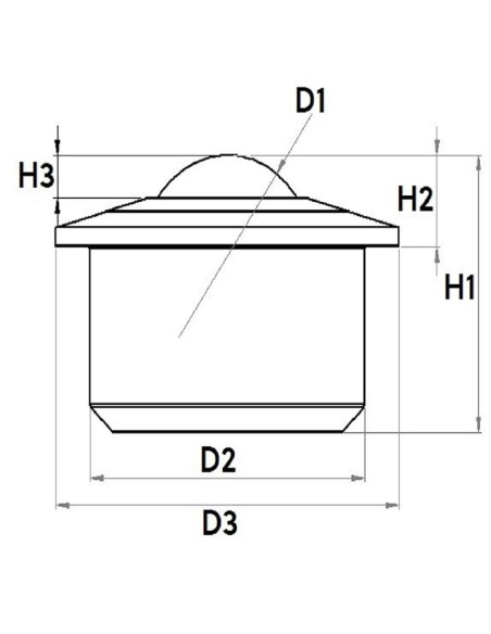 Esfera Transferência para aeroportos Aço/Aço inox 44-800