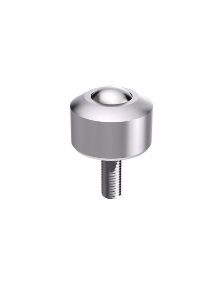 Esfera de Transferência Mini s/flange e perno roscado cabeça cónica Aço/Aço inox 4-5