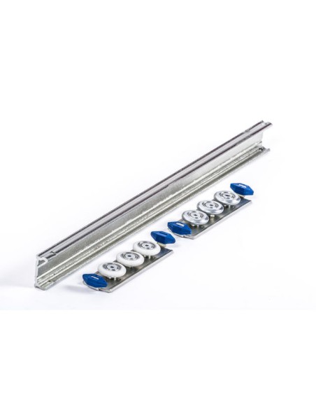 D52-BP53 - Guia Linear Aluminio c/ Patim Inox + PA