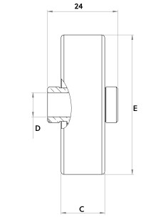 Rolete de Metal D48 2