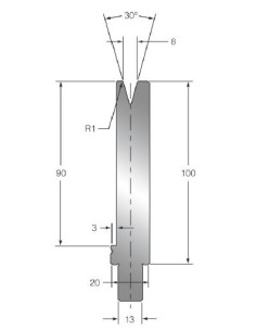 Matriz T08S.30º-EV002/S 30º
