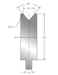 Matriz T24.80º-EV W24/80º