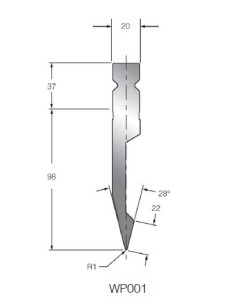Punção WP001 BIU-001 28º