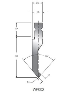 Punção WP002 BIU-002 80º