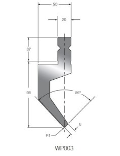 Punção WP003 BIU-003 86º