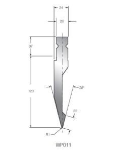 Punção WP011 BIU-011 28º