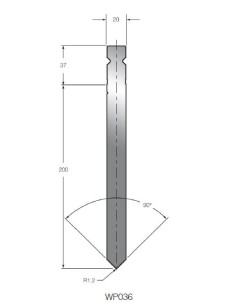 Punção WP036 BIU-036 90º