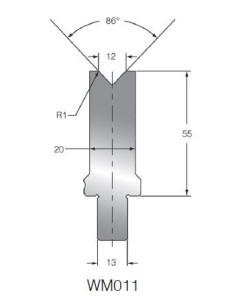 Matriz WM011 OZU-011 86º