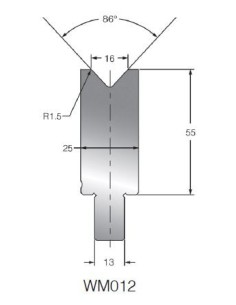 Matriz WM012 OZU-012 86º
