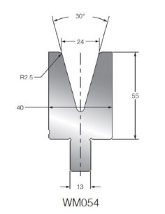 Matriz WM054 OZU-054 30º