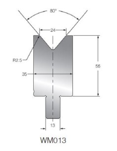 Matriz WM013 OZU-013 80º