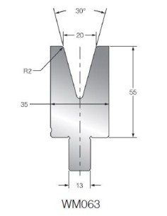 Matriz WM063 OZU-063 30º