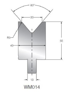Matriz WM014 OZU-014 80º