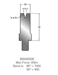 Matriz IB5030006 30º V6