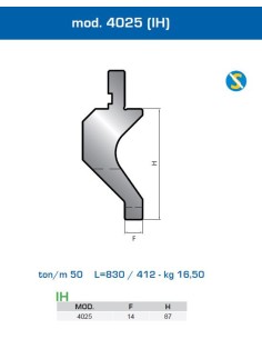 Porta Punção mod. 4025 (IH) 2