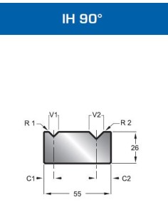 Matriz Duplo V Mod. 2012 IH 90º 2