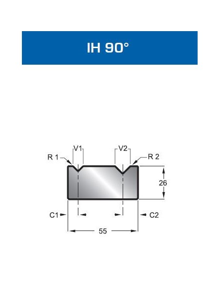 Matriz Duplo V 2012 IH 90º