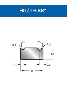 Matriz Duplo V Mod. 121 HR/TH 88º 2