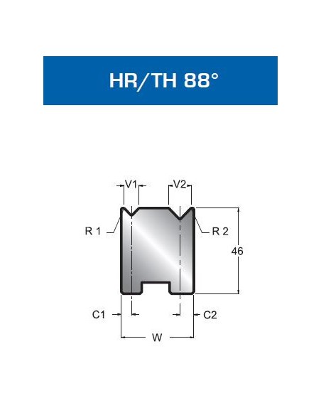Matriz Duplo V Mod. 501 HR/TH 88º