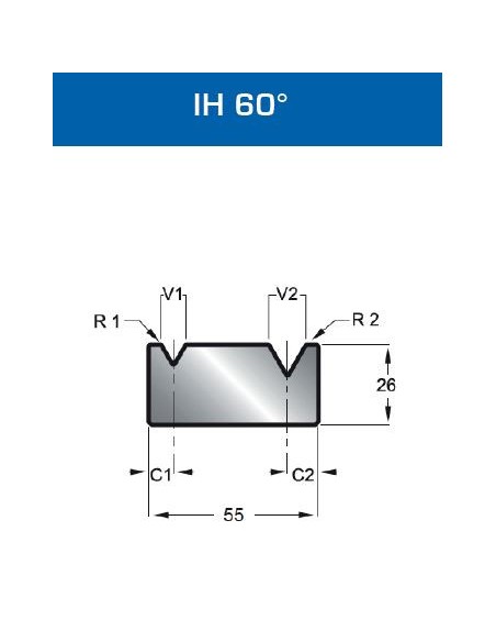 Matriz Duplo V Mod. 2012 IH 60º