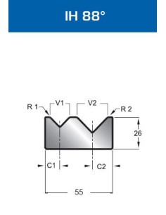 Matriz Duplo V Mod. 2014 IH 88º 2