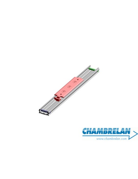 D52-BP53 - Guia Linear Aluminio c/ Patim Inox + PA