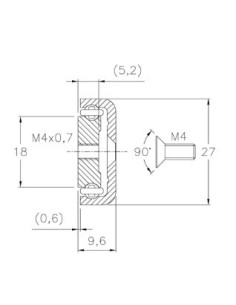 ST 38-300 - Guia Telescópica INOX Ext. Parcial 2