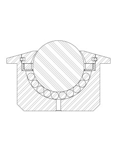 Esfera de Transferência Sólida Aço inox/Aço inox 22-240