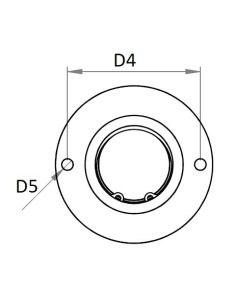 Esfera de Transferência sólida c/flange inferior e suspensão média Aço/Aço 25-125