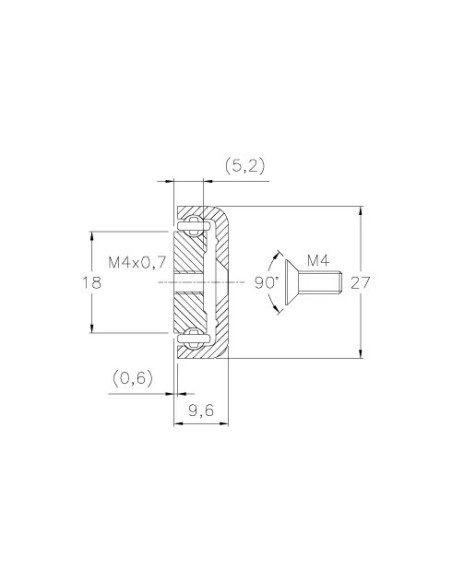 R28-350 - Guia Telescópica Aço Zincado Ext. Parcial