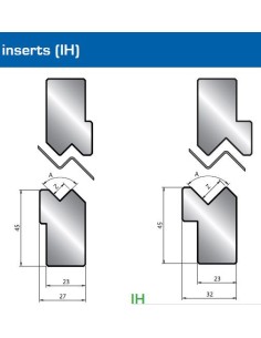Inserto IH para quinagem em Z 1-15