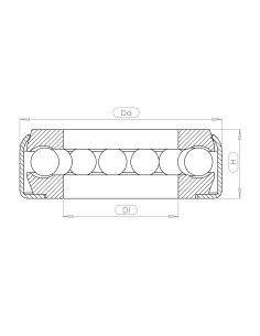 Rolamento Axial de Esferas DLG100 2