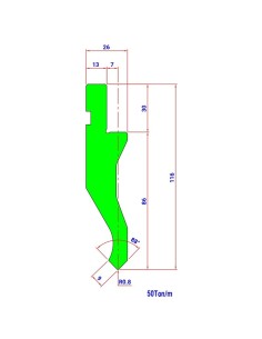 Punção Mod. 1019 (IH) 88º 85º