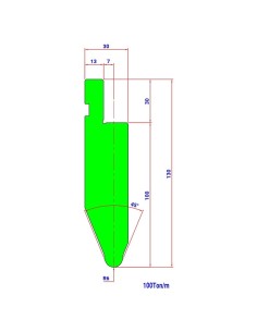 Punção Mod. 1023 (IH) 45º