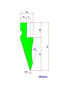 Punção Mod. 1011 (IH) 35º
