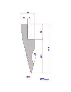 Punção Mod. 1380 (HR/TH) 30º