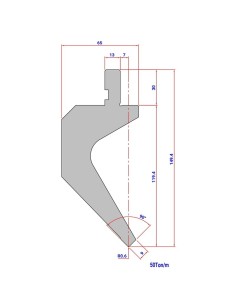 Punção Mod. 048(HR/TH) 90º