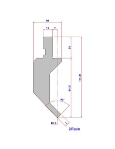 Punção Mod. 1016 (TH) 90º