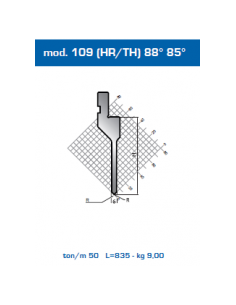 Punção Mod. 109(HR/TH) 88º 85º