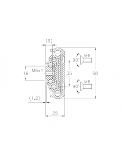 RA554-850 - Guia Telescópica Aço Zincado Super Extensão 2