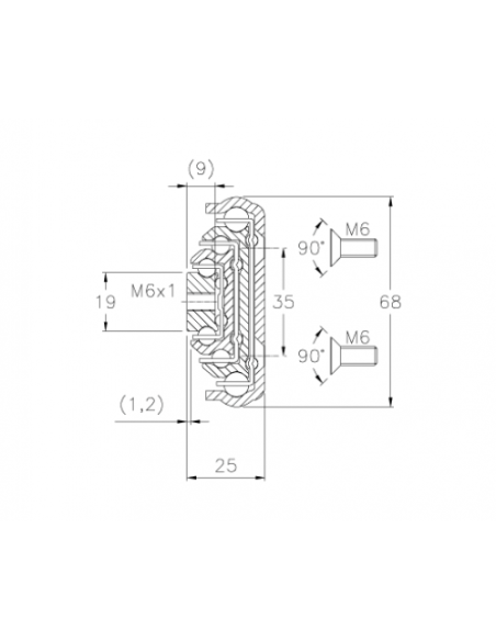 ST558-300 - Guia Telescópica Inox Super Extensão