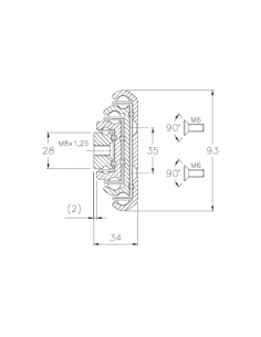 RA774-450 - Guia Telescópica Aço Zincado Super Extensão 2